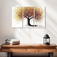 thumbnail image 2 of Elephant Stock Rainbow Soul Tree Wall Art - Horizontal Multi Panel Canvas - Living Room Wall Decor - Floral And Botanical Multi Panel - White And Orange Decor By Ashvin Harrison - 23" x 14", 2 of 4