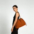 thumbnail image 5 of SPEKSEE Women Drawstring Nylon Tote Bag, Large Capacity Lightweight Shoulder Handbag, Water Resistant Casual Gym Bag, Convertible Drawstring Closure Shopper Tote for Everyday Use, 5 of 5