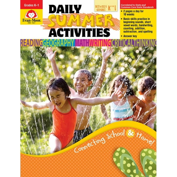 EvanMoor Daily Summer Activities Between Kindergarten and 1st Grade