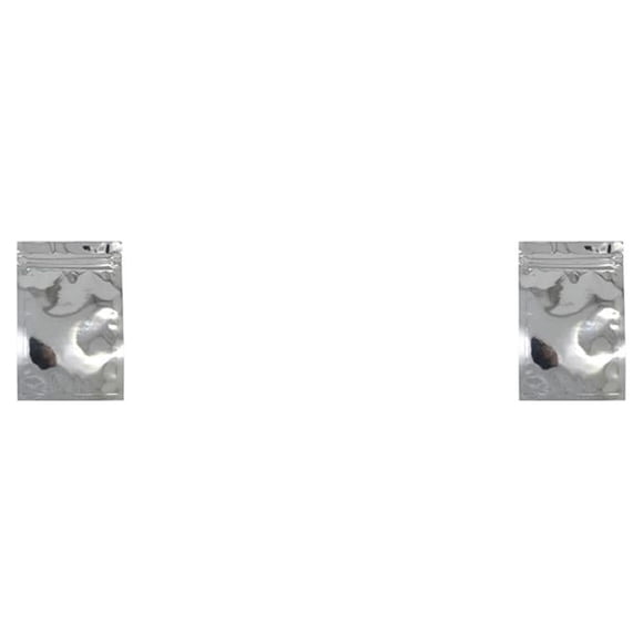 Advancent Bolsa de papel de aluminio de 100 piezas, sellado a prueba de fugas para el hogar, soportes para polvos cosméticos, bolsas con cierre Type13 NO13