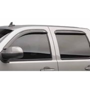 Egr 99-06 Silverado/Sierra Ext Cab 4-Piece In Channel Slimline Windowvisors, Dark Smoke