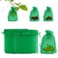 thumbnail image 1 of Bolsas de Protección de Frutas Uxcell 200 Pack - Bolsas de Malla para Frutas de 4x6 Pulgadas con Cierre de Cordón Aplicables a Plantas (Verde Pasto), 1 of 7