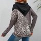 thumbnail image 5 of Moda mujer casual manga larga con capucha leopardo patchwork señoras tops sudaderas Fridja  hkj4895, 5 of 6