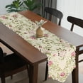 thumbnail image 3 of Table Runner Set of 6 for Dining Table, Beige Table Linen, 14x108 inches - The Docia Collection - Home Decor, 3 of 8