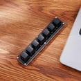 thumbnail image 3 of Teclado numérico negro BQLQBQLQ de 7 teclas con acceso directo personalizado, estándar HID, multifunción, Plug & Play, compatible con Windows/Linux/MacOS/Android/Raspberry Pi, 3 of 5