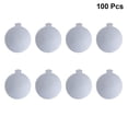 thumbnail image 3 of 100pcs Silver Round Mousse Mats Paper Cake Serving Base Disposable Cupcake Tray, 3 of 8