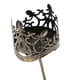 thumbnail image 3 of Portavelas de hierro forjado, candelabro, farol decorativo Oro negro, 3 of 9