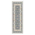 thumbnail image 4 of GENIMO 2'x7' Runner Rug, Machine Washable Non Slip Low Pile Hallway Runner Rug for Kitchen Laundry Room, Vintage Vintage, Dusty Blue Cream, 4 of 5