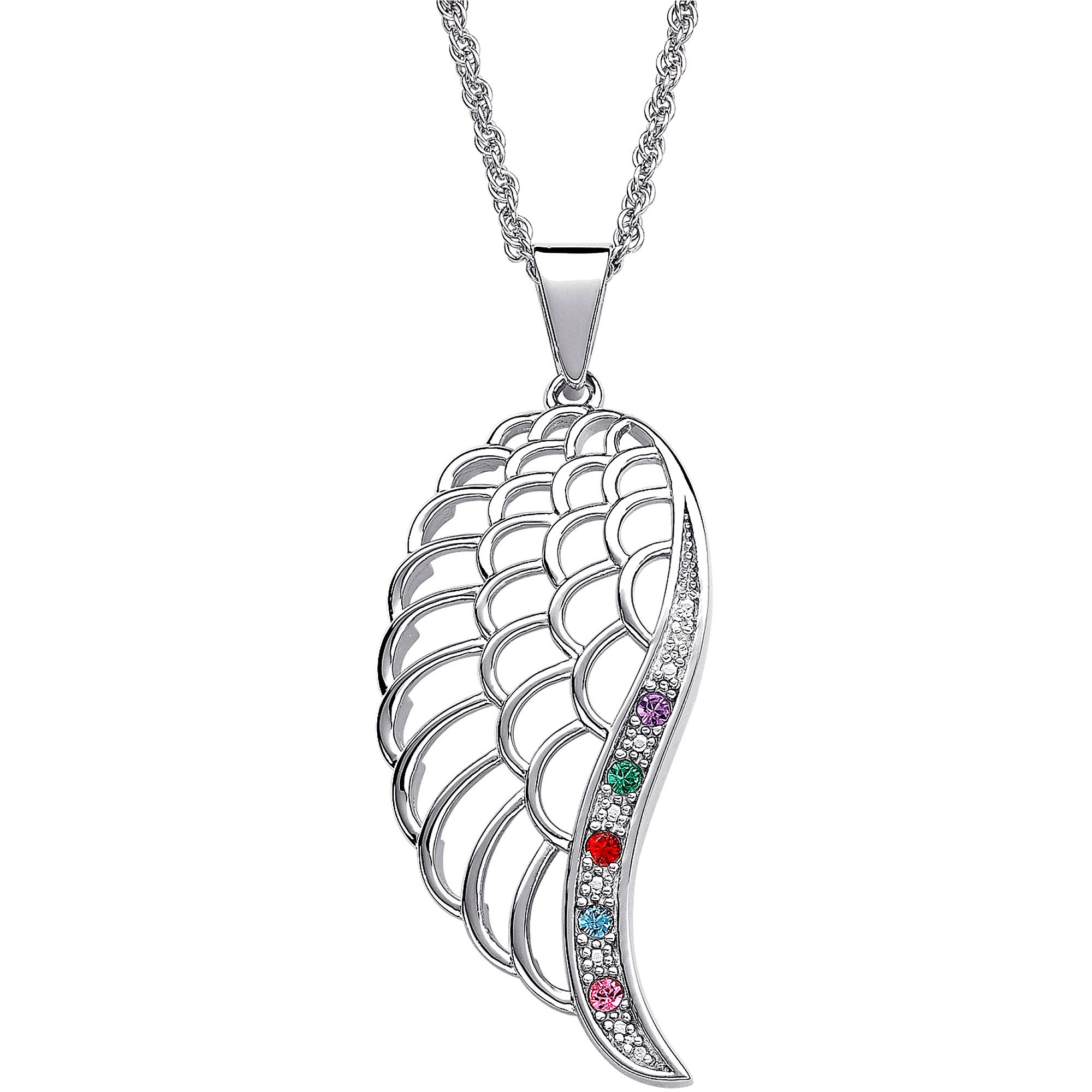 Personalized Birthstone And Diamond Acce
