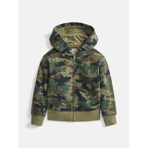 Wonder Nation Boys Full Zip Fleece Hoodie