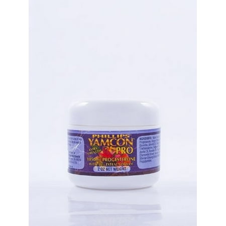 Yamcon Pro Natural Progesterone Cream 2 Oz High Potency -All