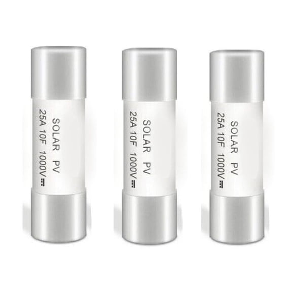 3PCS Solar Fast Blowing Photovoltaic Fuse for Solar System DC1000V 10x38mm