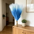 thumbnail image 5 of 20Pcs Artificial Pampas Grass 55cm Faux Dried Flowers Bouquet for Home Decor Wedding Centerpiece Boho Floral Arrangement Living Room Bedroom Dining Room Entryway Vase Filler Natural Reeds Stems, 5 of 6