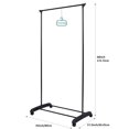 thumbnail image 4 of Mainstays Simple Single Rod Garment Rack, Black, 4 of 9