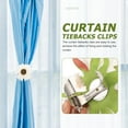 thumbnail image 4 of UPOUART 2Ud Clips Sujetadores Para Con De Girasol Para Uso En Casa Y Hotel, 4 of 6