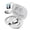 White, variant on AI Translation Earbuds Real Time, Translator Earbuds for 144 Languages, Bluetooth Wireless Headphones, Two-Way translation device , iOS and Android for Travel, Learning