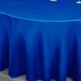 thumbnail image 5 of BalsaCircle 120" Round Satin Tablecloth Royal Blue, 5 of 8