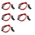 thumbnail image 1 of 5 pack 12" 10 Gauge 2 Pin Quick Disconnect IMC AUDIO Polarized Wire Harness, 1 of 3