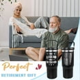 thumbnail image 2 of Retirement Gifts for Men Women Coworker The Legend Has Retired Tumbler Farewell,Coworker Leaving,Happy Retirement Gifts 30oz Retirement Gag Gifts Tumbler with Handle and Straw, 2 of 6