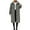Gray, variant on Cavosen Long Teddy Coat for Men Winter Thicken Wool Notch Lapel Single Breasted Long Pea Coat with Pocket Long Sleeve Solid Oversized Jackets Soft Warm Elegant Outwear