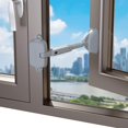 thumbnail image 1 of 1 paquete de restrictor de ventana a prueba de niños para aluminio, madera, marcos de ventanas de metal, cerradura de seguridad para ventanas para bebés, cerraduras de seguridad para ventana, 1 of 5