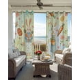 thumbnail image 4 of Spring Easter Blackout Curtains 96 Inches Long, Bunny Carrots Eggs Floral Botanical Colorful Thermal Insulated Black Out Curtains, Darkening Window Curtain for Bedroom Living Room 52"x96" 2 Panels, 4 of 9