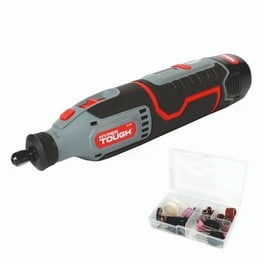 Hyper Tough 12V Max Lithium Ion Cordless Variable Speed Rotary Tool 40 Accessories with 1.5Ah Battery and Charger 99315 New Walmart