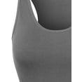 thumbnail image 5 of MixMatchy Women's Fitted Sleeveless Sexy Bodycon Round Neck Mini Dress, 5 of 5