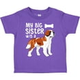 thumbnail image 3 of Inktastic My Big Sister is a Saint Bernard (white) Boys or Girls Toddler T-Shirt, 3 of 5