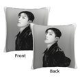 thumbnail image 3 of Fundas de almohada de terciopelo ATEEZ, fundas de almohada decorativas suaves y acogedoras con cremallera oculta para dormitorio, sofá, sillón, funda de almohada de terciopelo, 3 of 8