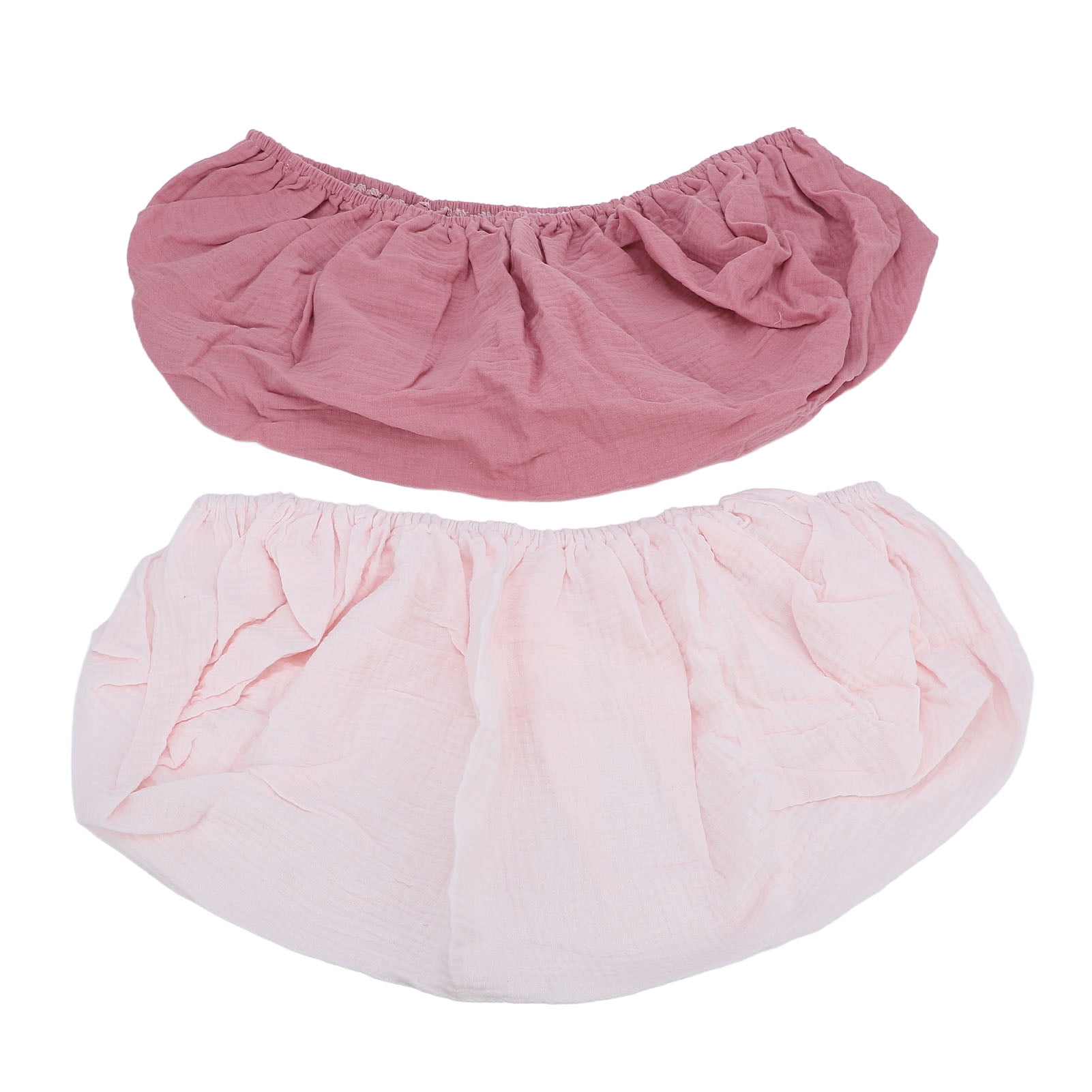 BIMZUC 2pcs Changing Pad Cover Soft Breathable Diaper Changing Table Pad Cover Solid Color Changing Pad Sheets for Baby Nursery Room Light Pink Ultra Soft Comfort, 32x16 in / 81x40 cm