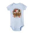 thumbnail image 4 of Body de bebé navideño personalizado, mono navideño infantil con estampado de Papá Noel y nombre, trajes de fiesta para recién nacidos, 4 of 5