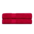 thumbnail image 1 of Toalla de mano Ample Decor, 100% algodón, 600 g/m², 45 x 70 cm, roja, 2 unidades, 1 of 7