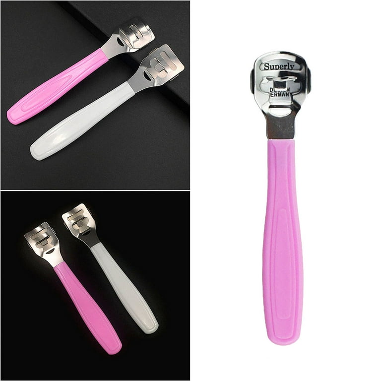 1pc Plastic Handle Foot Callus Remover Pedicure File Tool