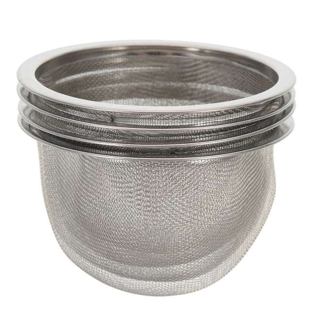 4pcs Stainless Steel Tea Filter Durable Tea Strainer Home Tea Strainer Tea Infuser