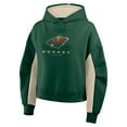 thumbnail image 4 of Women's Fanatics Green Minnesota Wild Back Check Boxy Hoodie, 4 of 5