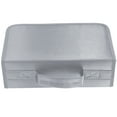 thumbnail image 2 of CD Case, 128 Capacity Mercerized Cloth CD DVD Holder Protective Zipper Portable Disc Storage Wallet Organizer for Car TravelSilver gray, 2 of 5