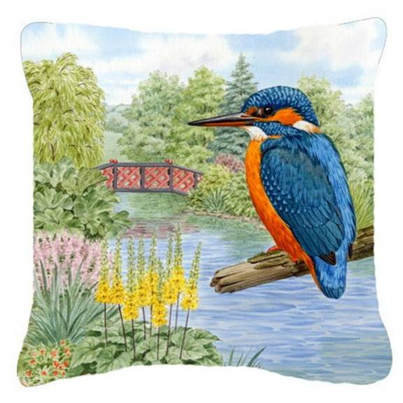 Kingfisher by Sarah Adams Canvas Decorative Pillow
