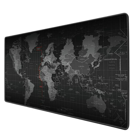 TSV Extended Mouse Pad XXXL World Map E-Sports Gaming Mouse Mat - 35.4