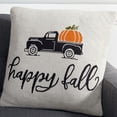 thumbnail image 4 of SAFAVIEH Fall Truck Pillow, 18" x 18", Multi Color, 4 of 5