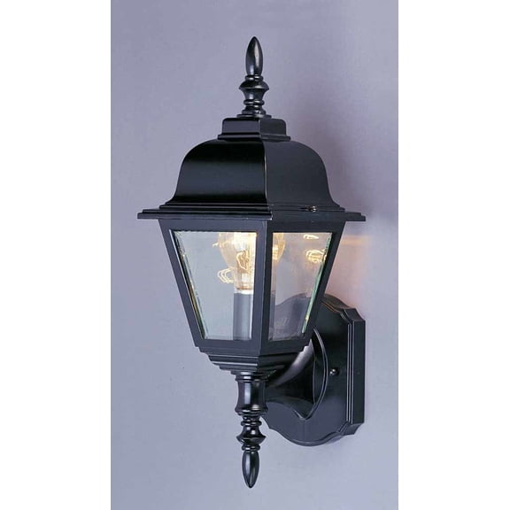 Volume Lighting V9830 1 Light 16.5" Height Outdoor Wall Sconce - Black