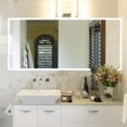 thumbnail image 3 of Vanity Art 60 in. Rectangular LED Wall Mirror with with Touch Sensor Switch, 3 of 8