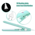 thumbnail image 3 of FAGINEY 4Colors 2 in 1 Mini Hair Straightener Ceramic Tourmaline Plate Beauty Flat Iron Heating Curler, Hair Healting Plate, Mini Hair Straightener, 3 of 8
