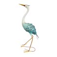 thumbnail image 1 of Estatua de grulla de jardín, figura de hierro, decoración artesanal para paisaje, escultura de animal para hacer uno mismo. Longitud 30 cm, 1 of 8
