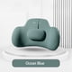 thumbnail image 4 of Cojín de soporte lumbar para asiento de coche | Almohada de espuma viscoelástica para soporte de espalda | Alivio ergonómico para la columna | Funda de terciopelo transpirable | Uso para viaje, 4 of 8