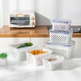 thumbnail image 1 of Refrigerator Food Case Double-layer Dustproof Smooth Surfece Filtering Multi Holes Refrigerator Storage Holder for Daily Use  M, 1 of 13