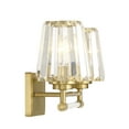 thumbnail image 5 of Warm Brass Two Light Bathroom Vanity from the Garnet Collection, 5 of 5