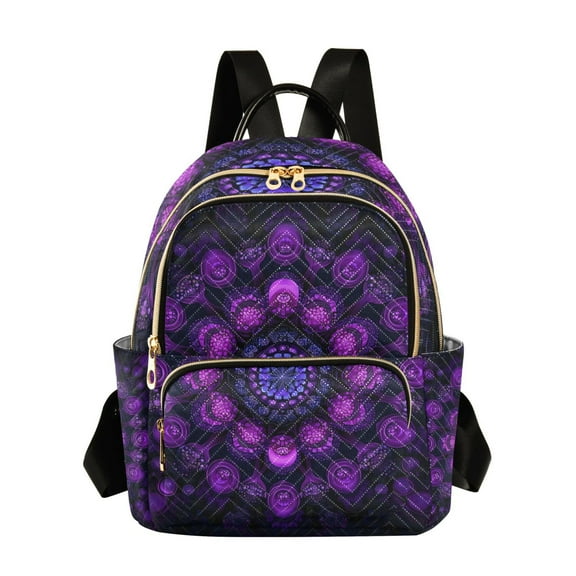 ALAZA Ethnic Mandala Womens Travel Laptop Backpack Large Daypack Ladies Shoulder Bags S