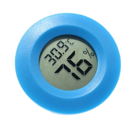 Digital Humidity Meter Outdoor Thermometers Thermostat Blue
