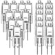 thumbnail image 2 of 40 Pcs G4 Halogen Bulbs,20w 12V Halogen Light Bulbs 2 Pin Clear Lamp Bulb,for Cooker Lighting,Signa, 2 of 5